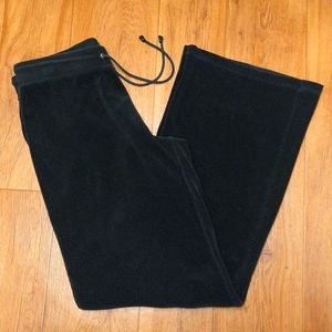 EUC Victoria's Secret Plush & Lush Vintage Drawstring Pants Black Medium